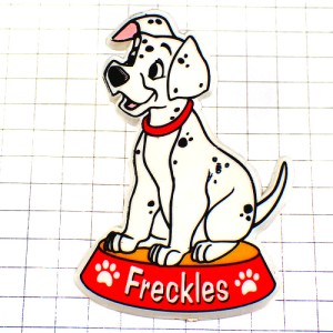 ピンバッジ・101匹ワンちゃん犬ダルメシアン餌入れのお皿ラッキーディズニー FRECKLES ONE-HUNDRED-AND-ONE-DALMATIANS DISNEY ピンバッジ・101匹ワンちゃん犬ダルメシアン餌入れのお皿ラッキーディズニー FRECKLES ONE-HUNDRED-AND-ONE-DALMATIANS DISNEY