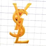 ピンバッジ・イヴサンローランYSL/金色ゴールド YVES-SAINT-LAURENT FRANCE ピンバッジ・イヴサンローランYSL/金色ゴールド YVES-SAINT-LAURENT FRANCE