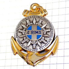 ブローチ・第４海兵歩兵連隊フランス軍ミリタリー海兵隊イカリ錨 4RIMA 4E-REGIMENT-D-INFANTERIE-DE-MARINE FRANCE