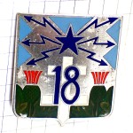 ピンバッジ・第18通信連隊フランス軍アンテナ白いロレーヌ十字 18E-REGIMENT-DE-TRANSMISSIONS 18RT FRANCE BROOCH ピンバッジ・第18通信連隊フランス軍アンテナ白いロレーヌ十字 18E-REGIMENT-DE-TRANSMISSIONS 18RT FRANCE BROOCH