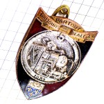 ブローチ・蒸気機関車ミリタリー第5工兵連隊フランス軍百合の紋章トレイン鉄道 5E-REGIMENT-DU-GENIE 5RG FRANCE ブローチ・蒸気機関車ミリタリー第5工兵連隊フランス軍百合の紋章トレイン鉄道 5E-REGIMENT-DU-GENIE 5RG FRANCE