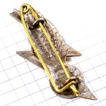 ブローチ・第４地域資源群フランス陸軍ミリタリー歯車や稲光