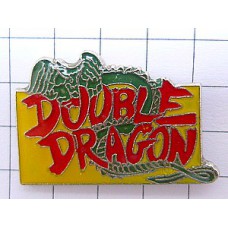 ピンバッジ・緑色の竜ドラゴン龍