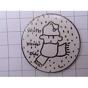 ピンバッジ・マフラーするフィドディド漫画