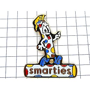 ピンバッジ・スマーティーズお菓子キャンディー SMARTIES