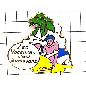 ピンバッジ・バカンス南の島ヤシの木 GRANDGI LES-VACANCES