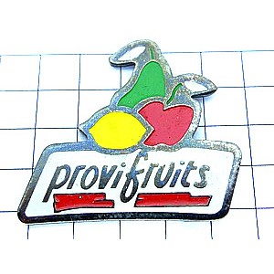 ピンバッジ・レモン洋梨リンゴ果物 PROVIFRUITS