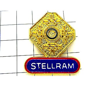 ピンバッジ・金色の模様 STELLRAM