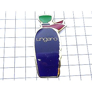 ピンバッジ・ウンガロ香水スカーフ壜 UNGARO SENSO