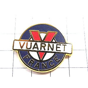 ピンバッジ・ヴュアルネ時計Ｖ眼鏡 VUARNET WATCHES FRANCE