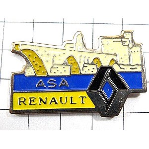 ピンバッジ・ルノー車アヴィニョン橋 RENAULT FRANCE