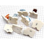 フェーヴ・朝食セット陶器の置物
