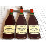 キーホルダー・ブルゴーニュ酒ワイン瓶瓶 BOURGOGNE GEVREY-CHAMBERTIN CHAMBOLLE-MUSIGNY VOSNE-ROMANEE MONTRACHET BEAUNE POMMARD